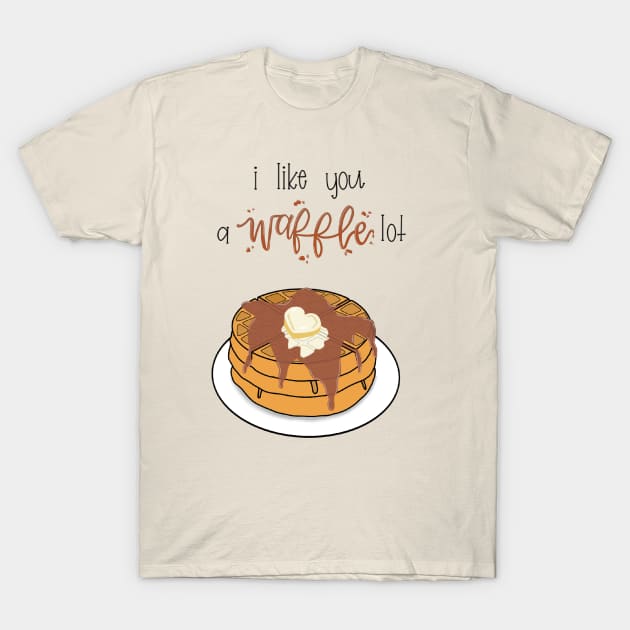 Waffle Love T-Shirt by LC Disnerd Designs